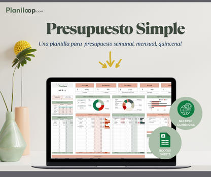 Plantilla de Presupuesto Simple