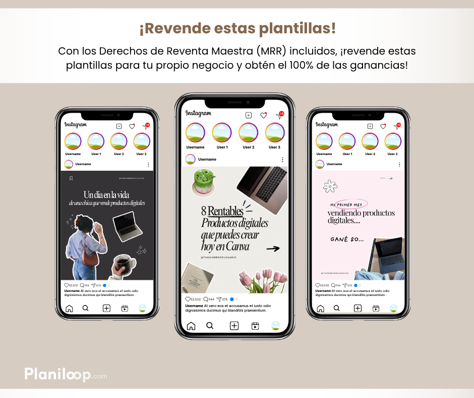 Aesthetic Carousel Mega Bundle – Pack de 440 Plantillas de Carrusel Estéticos (MRR + PLR)