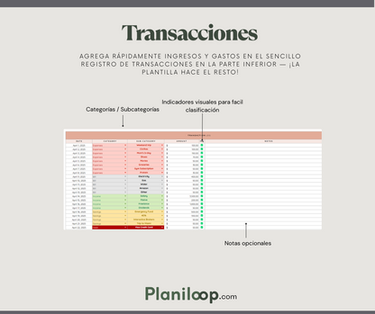 Plantilla de Presupuesto Simple